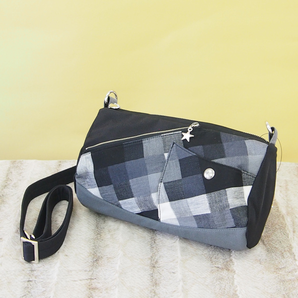 Drum Shoulder * Block Check（ドラムショルダー・ブロックチェック柄）