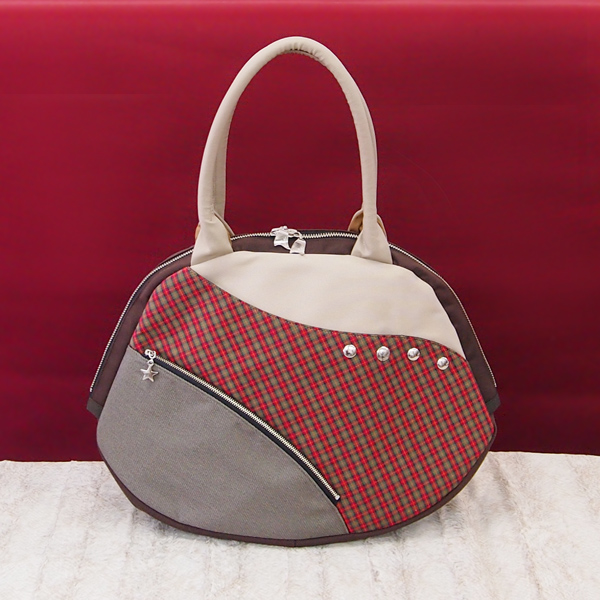 Boston M * Dark Red & Khaki（ボストンM・ダークレッドとカーキ）