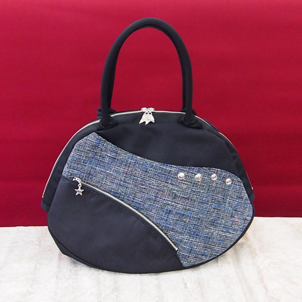 Boston M * Black & Navy Tweed（ボストンM・黒紺ツイード）