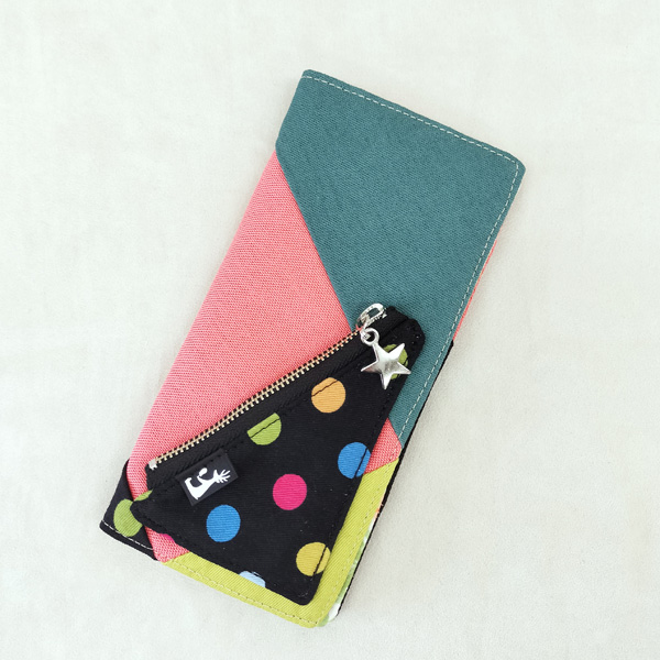 Wallet Type Card Case * Colorful Dot（財布型カードケース・カラフルドット）