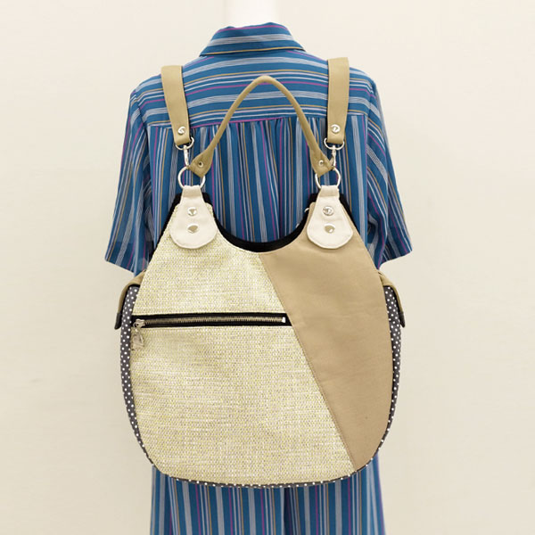 3WAY Backpack * Light Yellow Summer Tweed（3WAYリュック・淡い黄色のサマーツイード）