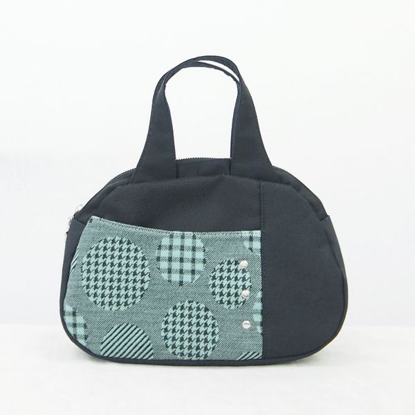 Mini Boston * Knit Mint（ミニボストン・ニット素材のミント）