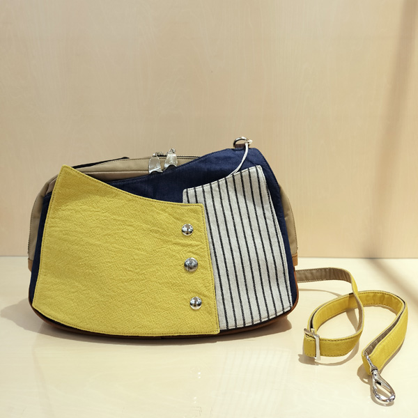 Shoulder M * Lemon & Stripe（ショルダーM・レモンとストライプ）