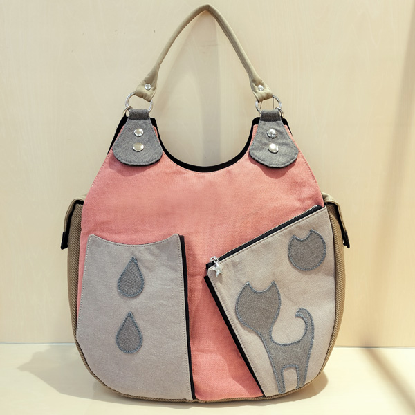 3WAY Backpack * Pink Beige Cat（3WAYリュック・ピンクベージュねこ）