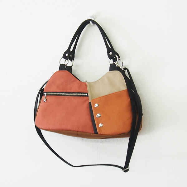 2WAY BAG shape M * Orange Suede（2WAY M型・オレンジスエード）