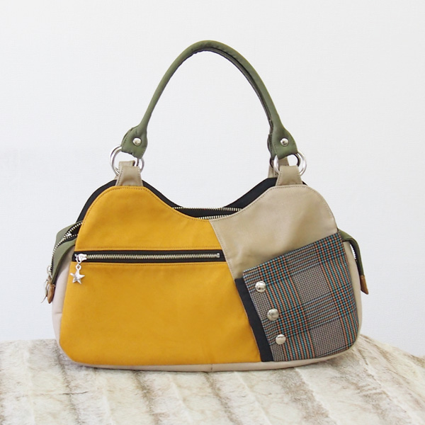 2WAY BAG shape M * Mustard Suede（2WAY M型・マスタードスエード）