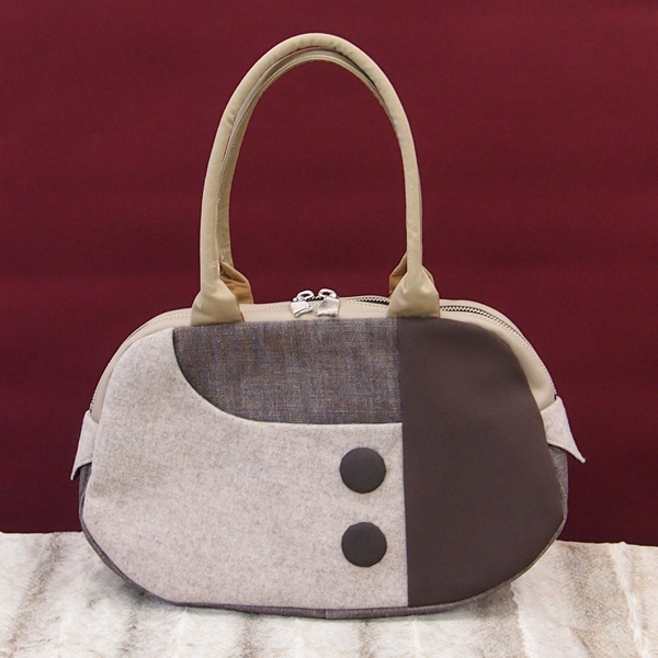 Oval Boston  * Wool Kinari（楕円ボストン・キナリウール）